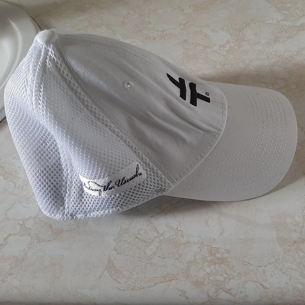 New Era White Med/LG Hat-Double Cross Vodka Unisex
